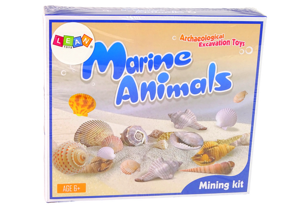 Coffret de découverte d'excavation Animaux marins