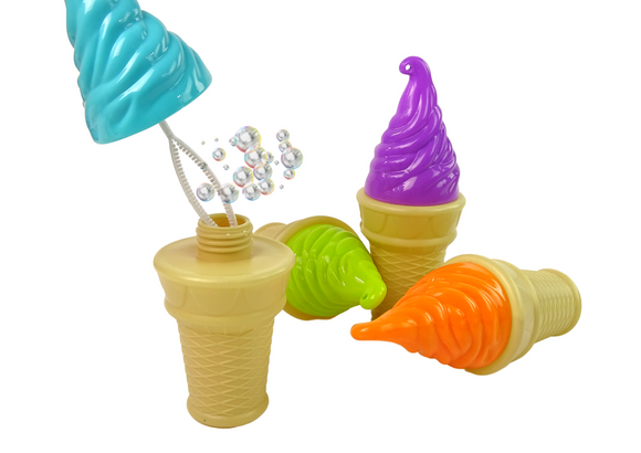 Bulles de savon glacées 4 couleurs 80 ml