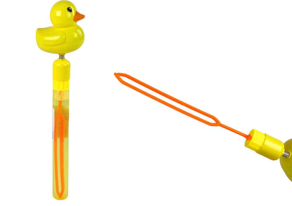 Bulles de savon Canard jaune sonore 29 cm