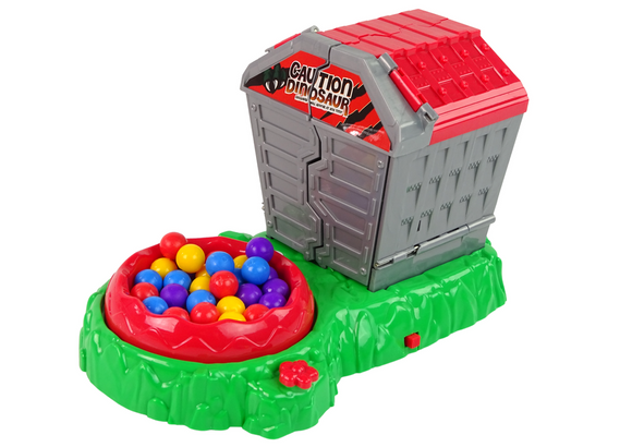 Jeu d'arcade prudent avec les œufs de dinosaures