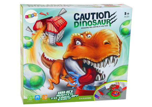 Jeu d'arcade prudent avec les œufs de dinosaures