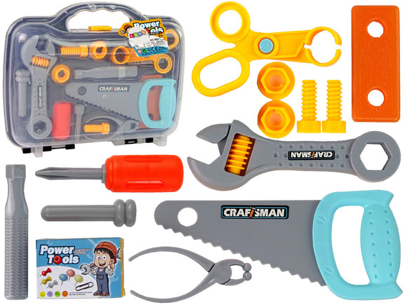 Kit de bricolage dans une boîte à outils pour enfants