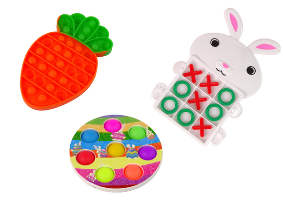 Ensemble de jouets anti-stress squishy de Pâques, 18 éléments