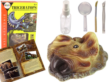 Kit éducatif sur l'excavation du dinosaure Triceratops