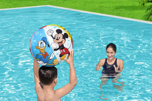 Ballon de plage gonflable Mickey Mouse 51 cm Bestway 91098