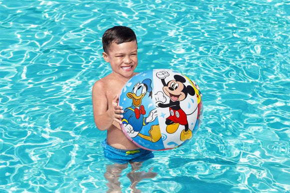 Ballon de plage gonflable Mickey Mouse 51 cm Bestway 91098