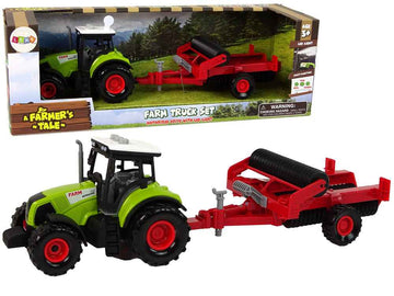Tracteur cultivateur pour enfants, lumières et sons verts