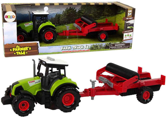 Tracteur cultivateur pour enfants, lumières et sons verts