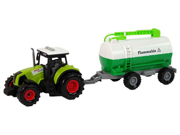 Tracteur pour enfants avec remorque, wagon-citerne et ferme