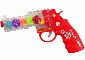 Lumières de pistolet colorées ton rouge