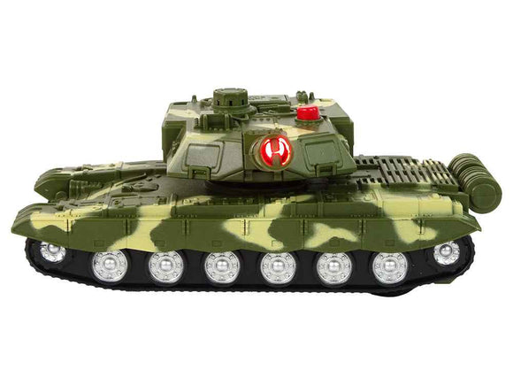 Entraînement par friction de char militaire, son et lumière