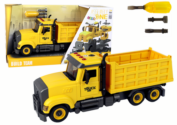 Bruits de camion pour dévisser et virer au jaune