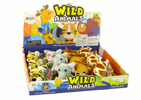 Mini peluche animal 4 modèles