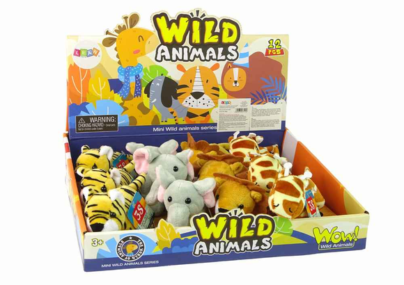 Mini peluche animal 4 modèles