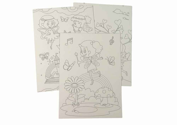 Livre de coloriage à gratter pour enfants Fée
