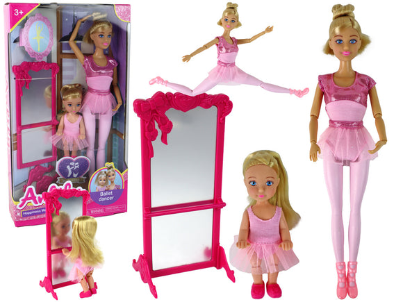 Poupées ballerines anlily mère et enfant