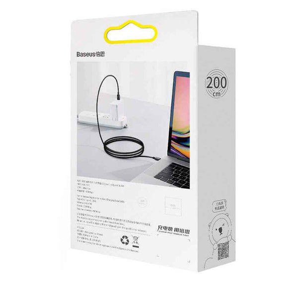 Câble USB Baseus Superior USB 2.0 1 m USB C Noir