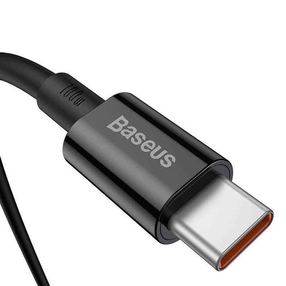 Câble USB Baseus Superior USB 2.0 1 m USB C Noir