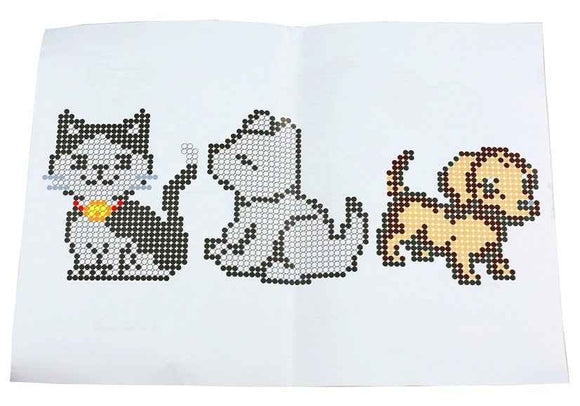 Mosaic Beads Set Dog and Cat 6000pcs