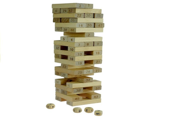 Jeu Jenga Tour en bois Ne détruisez pas !
