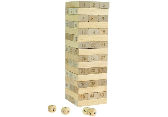 Jeu Jenga Tour en bois Ne détruisez pas !