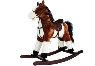 Cheval à bascule marron foncé 74 cm