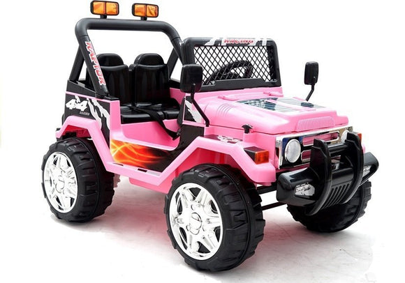 Voiture à enfourcher Jeep Raptor S618 EVA Rose