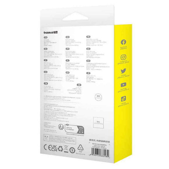 Baseus Unbreakable USB C to iP cable 1 m 20 W White