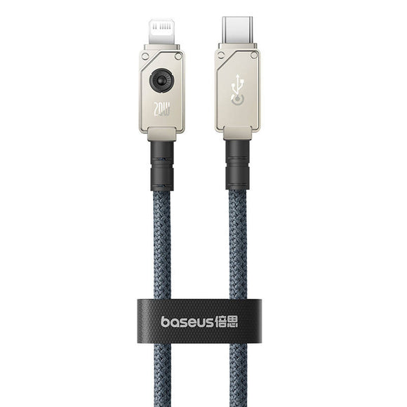 Câble usb-c vers ip incassable baseus 1 m 20 w blanc