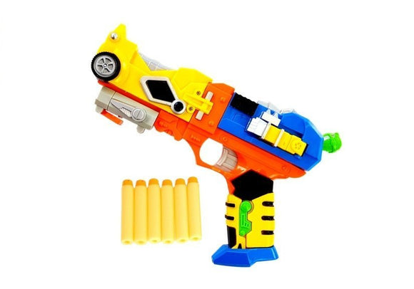 Pistolet robot en mousse avec masque