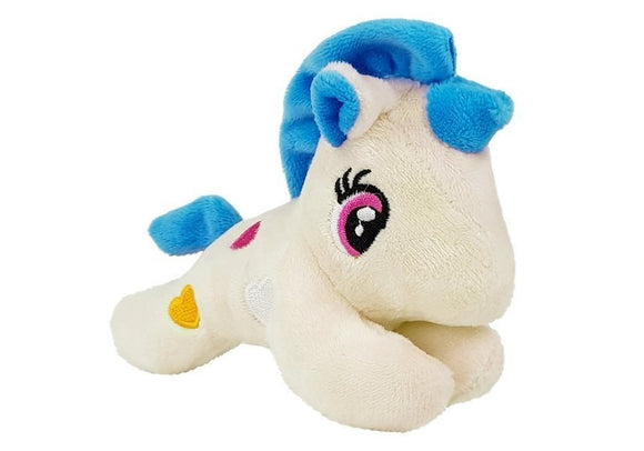 Petite licorne avec mascotte de transporteur