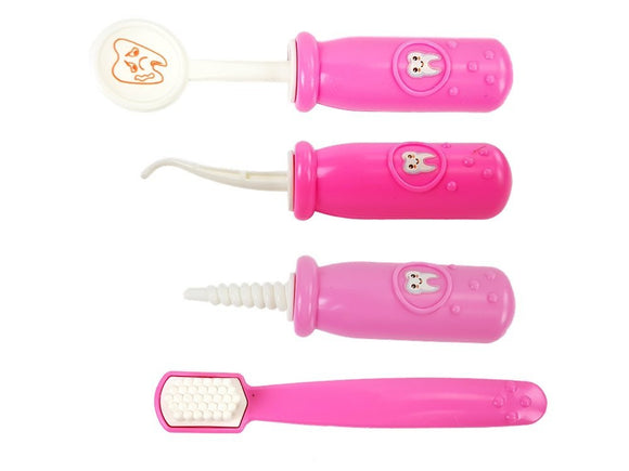 Kit de médecin support de dentiste médicaments goutte à goutte seringues perceuses brosse à dents