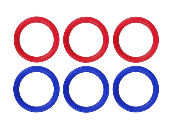 Jeu de handball : lancer de bouteilles colorées et points