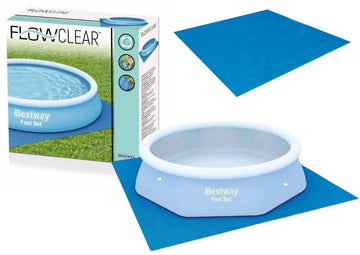 Tapis de piscine 396 x 396 cm Bestway 58002