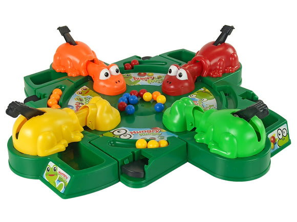Jeu d'arcade Hungry Frogs : balles à effet de levier