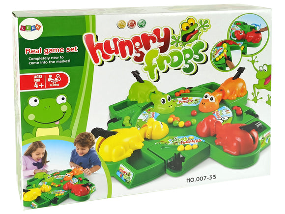Jeu d'arcade Hungry Frogs : balles à effet de levier