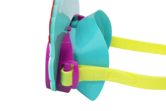 Masque de plongée bestway rose avec tube pour animaux de compagnie 24059