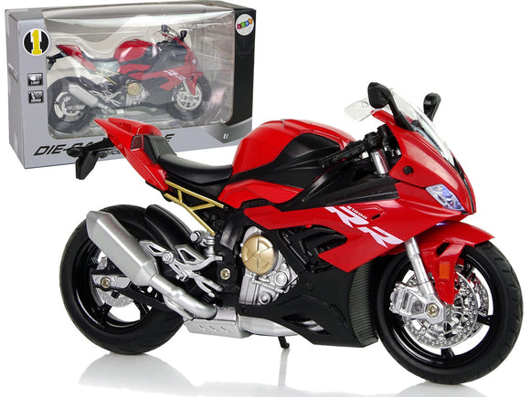 Moto modèle BMW S1000RR rouge sons lumières