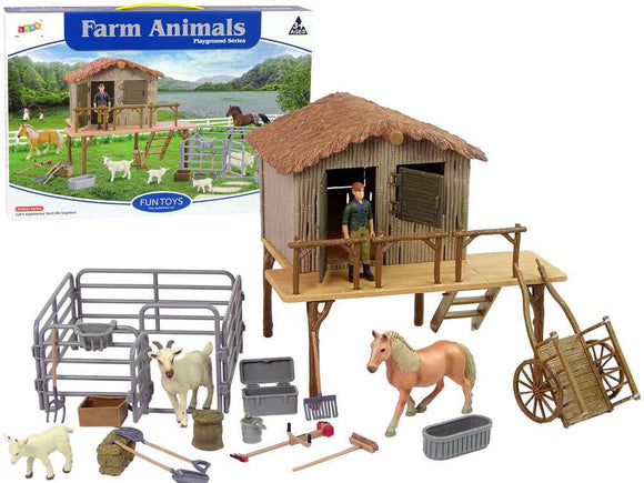 Kit de bricolage pour chevaux de ferme avec animaux