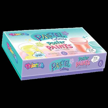 Colorino Pastel Paster peintures 20 ml 6 couleurs
