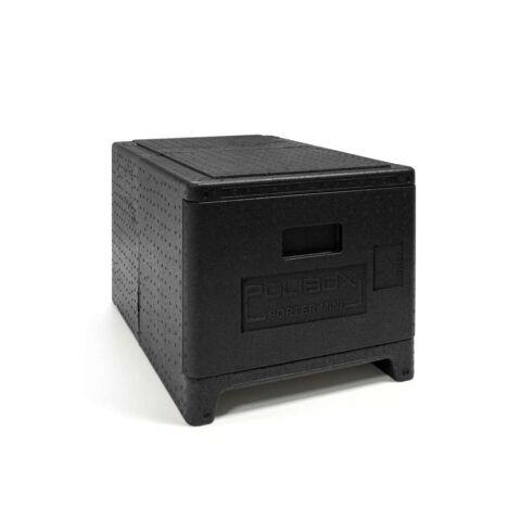 Transport alimentaire ouverture frontale Porter Mini noir - clicktofournisseur.com