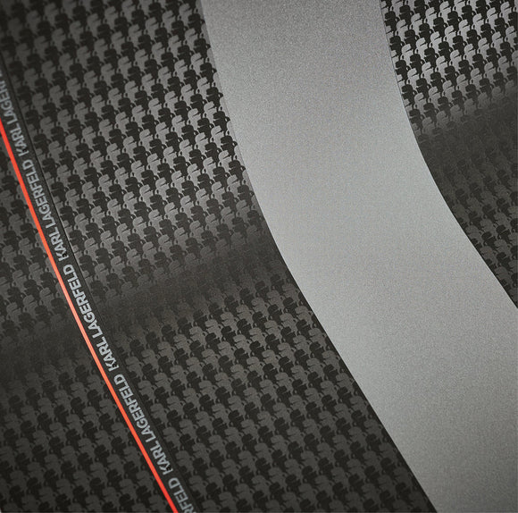 Papier peint à motifs graphiques profhome 378481-gu papier peint intissé lisse design brillant noir rouge gris 533 m2