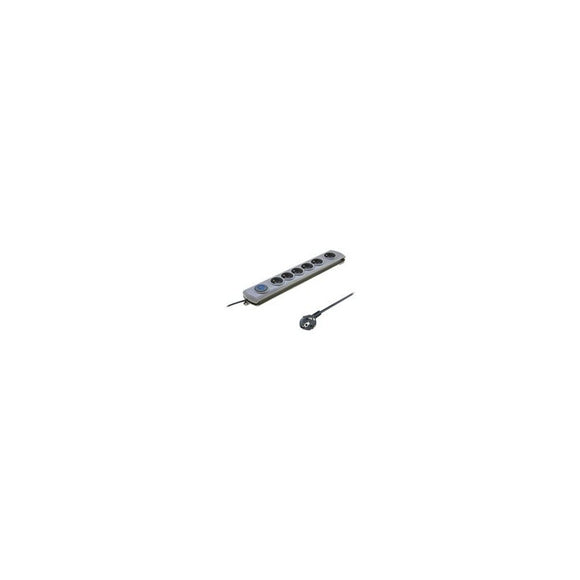 Parasurtenseur quick switch 6 prises 18 m gris