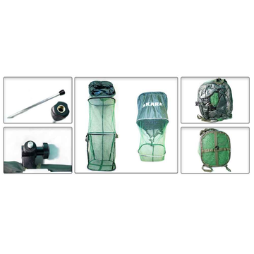 Tinklas Žuvies Laikimui AKARA 4S SR, Dydis 35x45x300, 4 Sekcijos