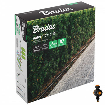 Ensemble de tuyau goutte à goutte 50 m avec minuterie