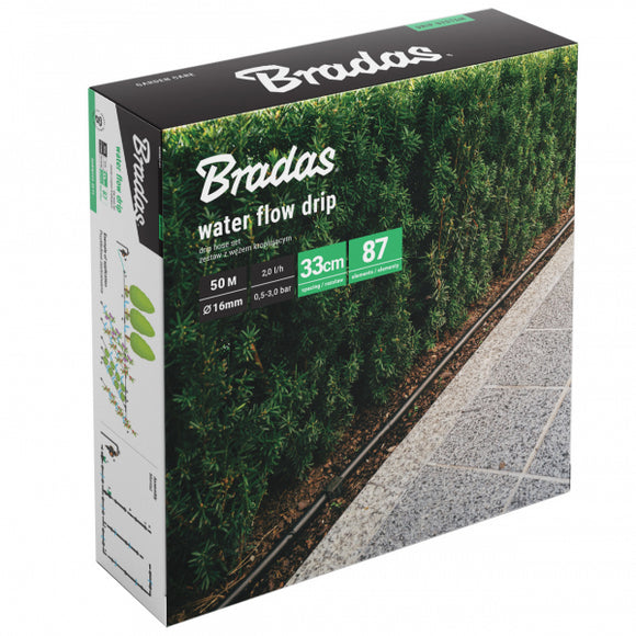 Ensemble de tuyau goutte à goutte d'eau 50 m