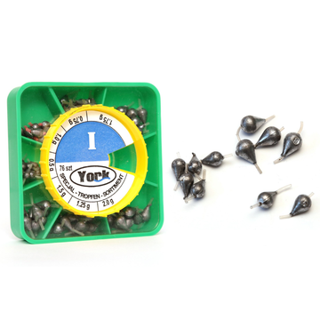 Ensemble de poids coulissants york 05 g - 2 g