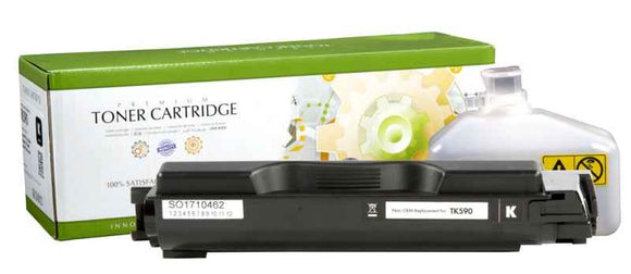 Cartouche d'encre compatible Static-Control Kyocera TK-590K noire 7 000 psl