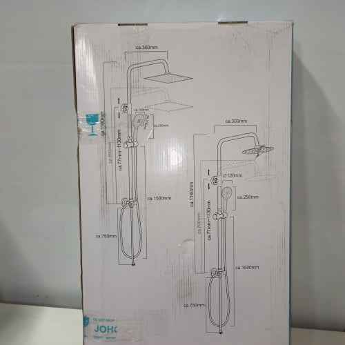 Retour client Ecost Système de douche thermostatique JOHO, douche à effet pluie avec robinet thermostatique et douche XXL