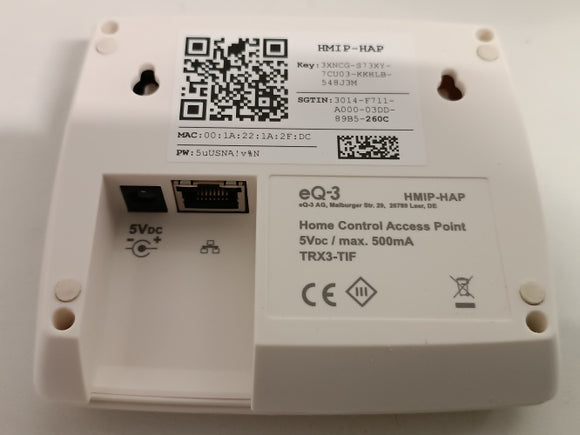 Ecost customer return Homematic IP Access Point  Smart Home Gateway with free app and voice control